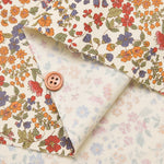 21W Cotton Corduroy Printed Fabric - Mini Flower - nomura tailor
