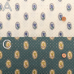 Cotton 30 Viyella Print Fabric - Flower - nomura tailor