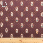 Cotton 30 Viyella Print Fabric - Flower - nomura tailor