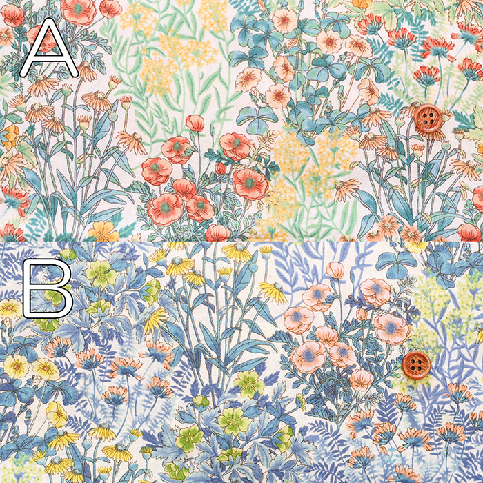 Cotton High-Density 80 Lawn Print Fabric - Flower - nomura tailor