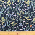 21W Cotton Corduroy Print Fabric - Flowers - nomura tailor