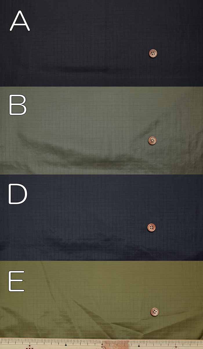 Water -repellent processing nylon lip stop fabric plain - nomura tailor