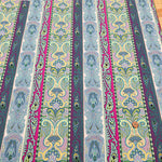 Cotton 60 Lawn Fabric - Stripe Paisley - nomura tailor