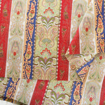 Cotton 60 Lawn Fabric - Stripe Paisley - nomura tailor