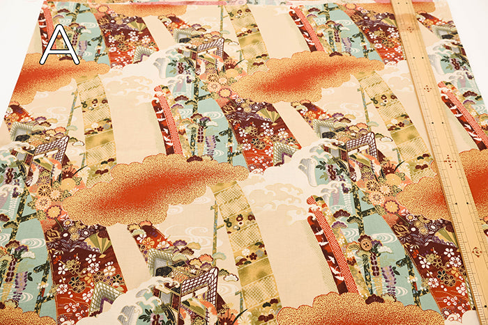 Cotton Shirting Lame (Glitter) Fabric - Japanese Style - nomura tailor