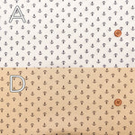 Cotton muslin Fabric - Anchor - nomura tailor