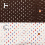Cotton muslin Fabric - Anchor - nomura tailor
