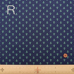Cotton muslin Fabric - Anchor - nomura tailor