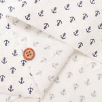 Cotton muslin Fabric - Anchor - nomura tailor