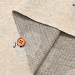 Cotton Knit Jacquard Fabric - Tokoro Comugi “Komugi no Mori” - Round Animal - nomura tailor
