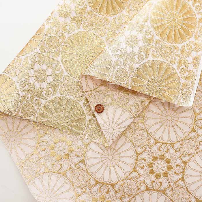 Gold Brocade (Kinran)  - Sixteen-Petal chrysanthemum - nomura tailor