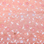 Gold Brocade Rabbit and Cherry Blossom - nomura tailor