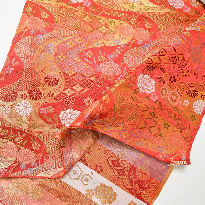 Gold Brocade - Streamlined Flower - nomura tailor