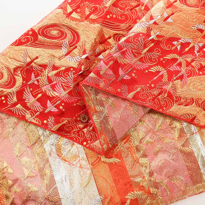 Gold Brocade (Kinran) - Crane - nomura tailor