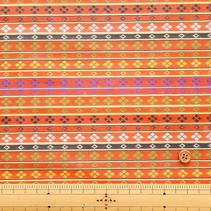 Gold Brocade (Kinran) - Diamond Border - nomura tailor