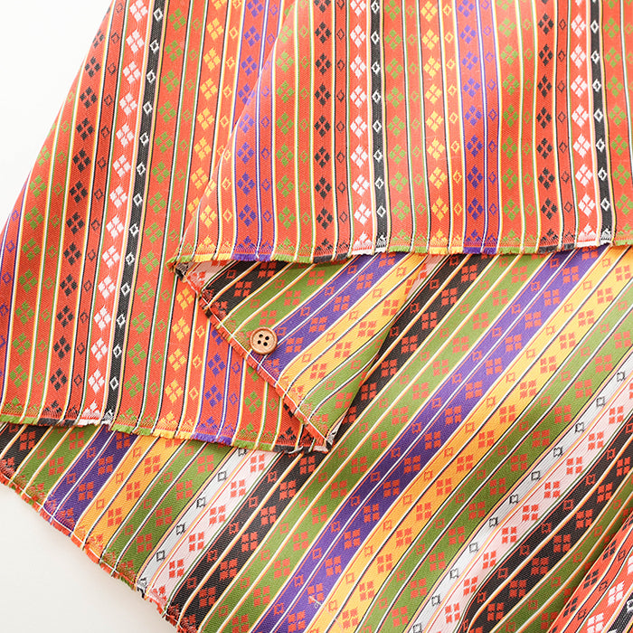Gold Brocade (Kinran) - Diamond Border - nomura tailor