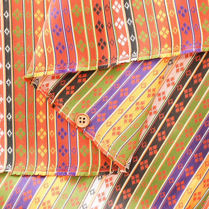 Gold Brocade (Kinran) - Diamond Border - nomura tailor