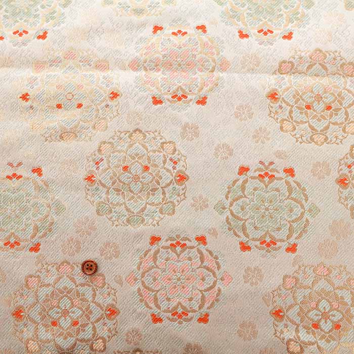 Gold Brocade (Kinran) - Flower Kaleidoscope - nomura tailor