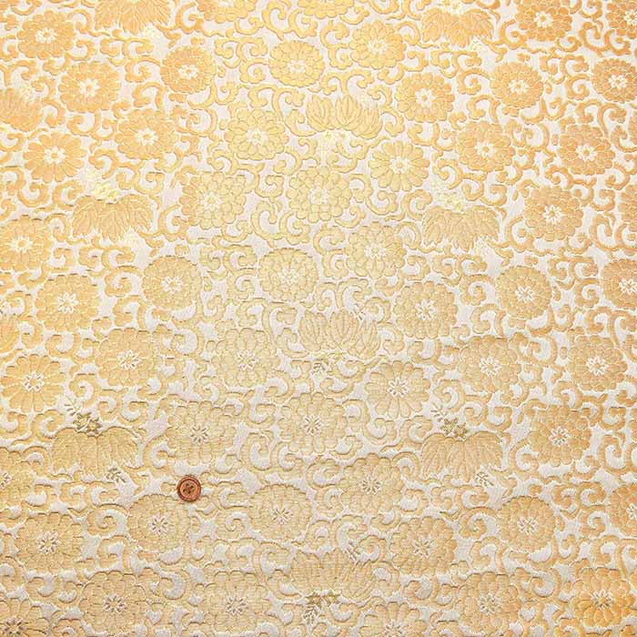 Gold Brocade - Chrysanthemum Design - nomura tailor