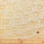 Gold Brocade - Chrysanthemum Design - nomura tailor