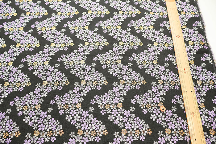 Gold Brocade (Kinran) - Flower Raft - nomura tailor
