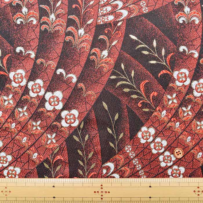 Gold Brocade (Kinran) - Radiant Noshi pattern with floral motifs - nomura tailor
