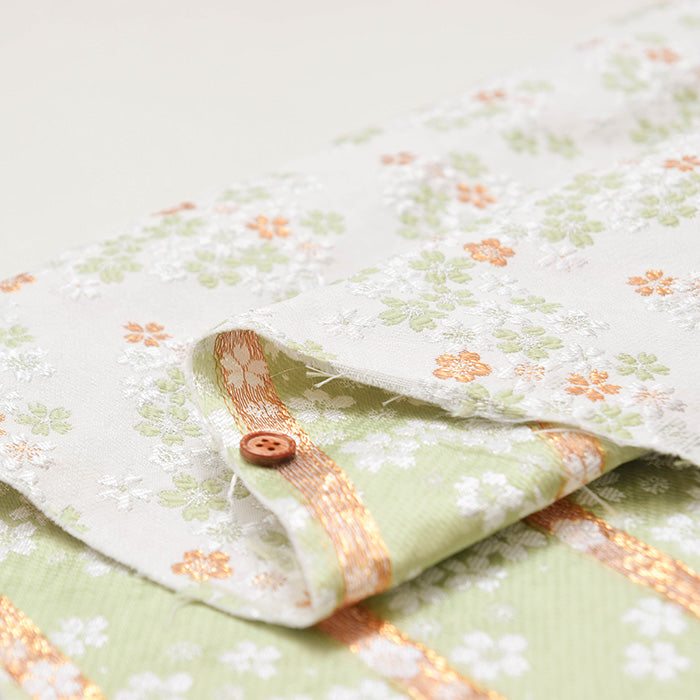 Gold Brocade - Flower Raft - nomura tailor