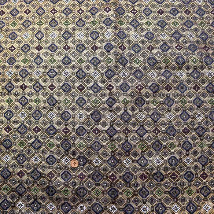 Gold Brocade with Shokoe Design - nomura tailor