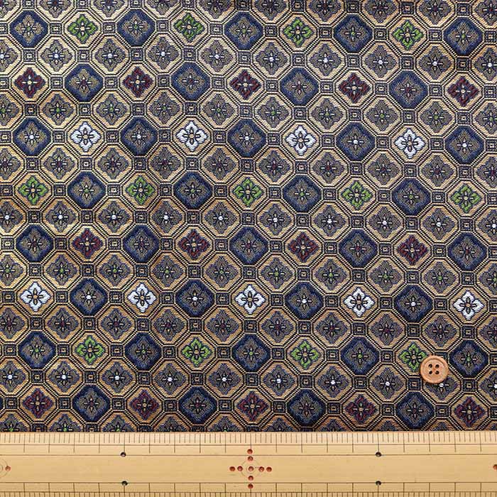 Gold Brocade with Shokoe Design - nomura tailor