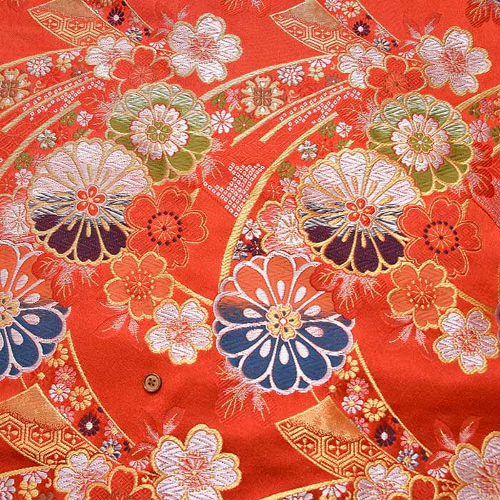 Gold Brocade - Knotted Flower - nomura tailor