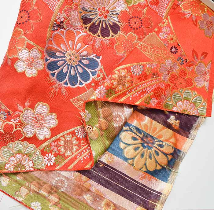 Gold Brocade - Knotted Flower - nomura tailor