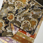 Gold Brocade - Crane and Pine - nomura tailor