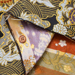 Gold Brocade - Crane and Pine - nomura tailor