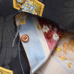 Gold Brocade - Tortoise Shell Design - nomura tailor