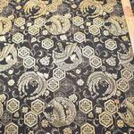 Gold Brocade (Kinran) -  Turtle Shell Pattern with phoenix - nomura tailor