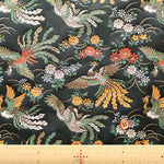 Gold Brocade (Kinran) - Phoenix and Flowers - nomura tailor