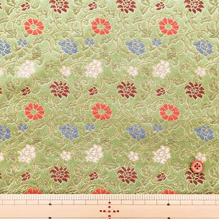 Gold Brocade (Kinran)  - Karakusa flower(Arabesque) - nomura tailor