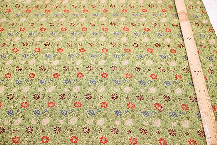 Gold Brocade (Kinran)  - Karakusa flower(Arabesque) - nomura tailor