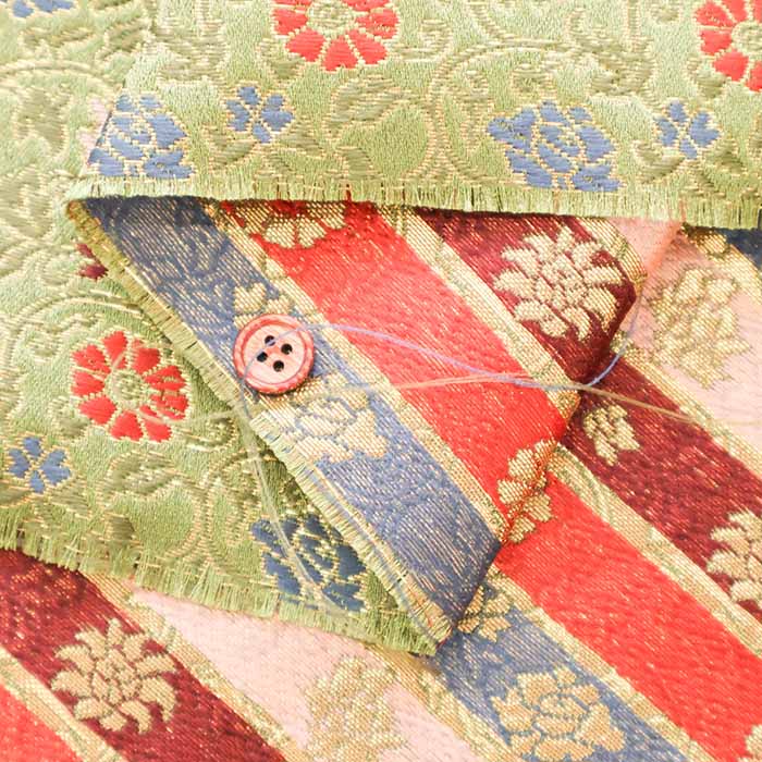 Gold Brocade (Kinran)  - Karakusa flower(Arabesque) - nomura tailor
