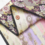 Gold Brocade - Tortoise Shell and Flower - nomura tailor