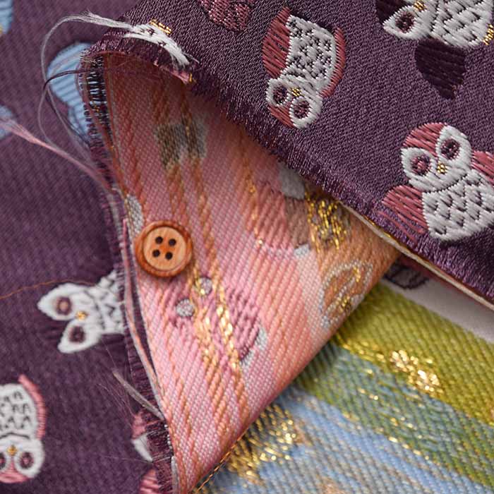 Gold Brocade - Owl - nomura tailor