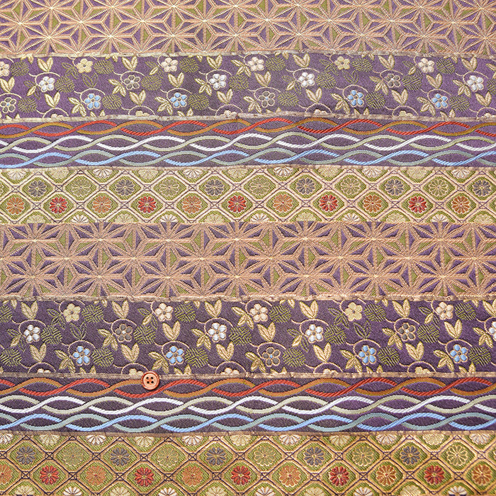 Gold Brocade - Striped - nomura tailor