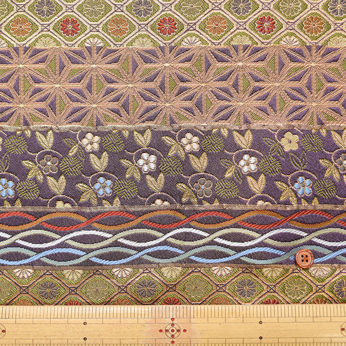 Gold Brocade - Striped - nomura tailor