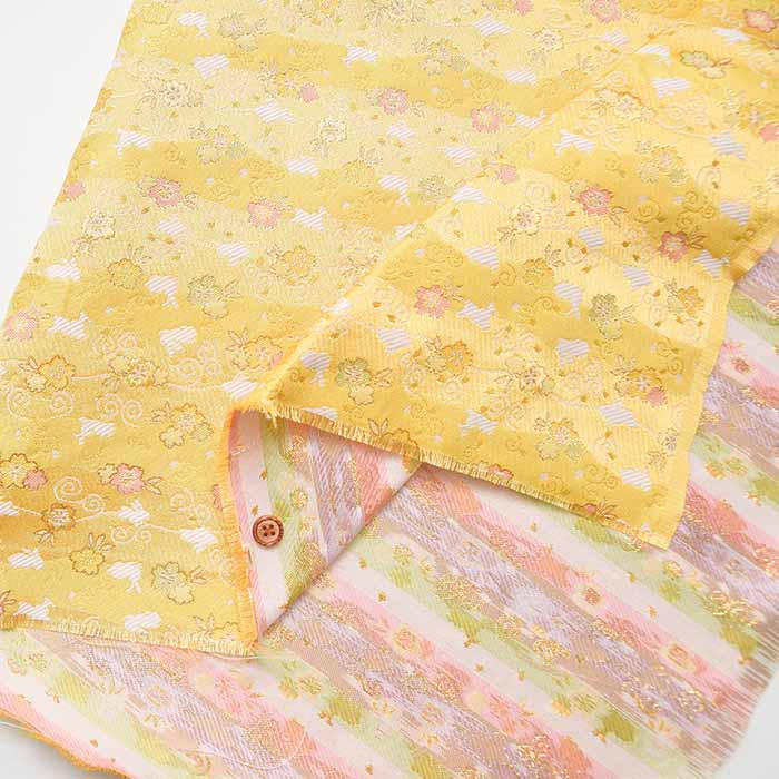 Gold Brocade - Small Cherry Blossom - nomura tailor