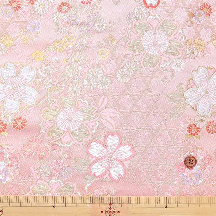 Gold Brocade Cherry Blossom - nomura tailor