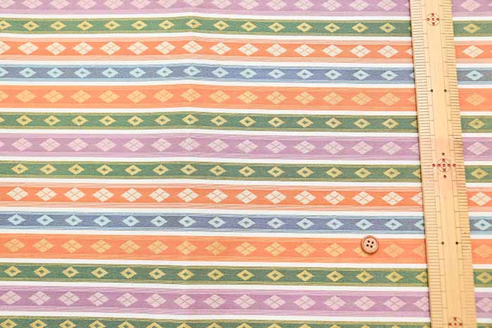 Gold Brocade - Diamond Border - nomura tailor