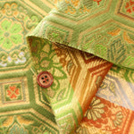 Gold Brocade (Kinran) - Turtle Shell Pattern - nomura tailor