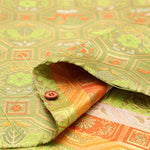 Gold Brocade (Kinran) - Turtle Shell Pattern - nomura tailor