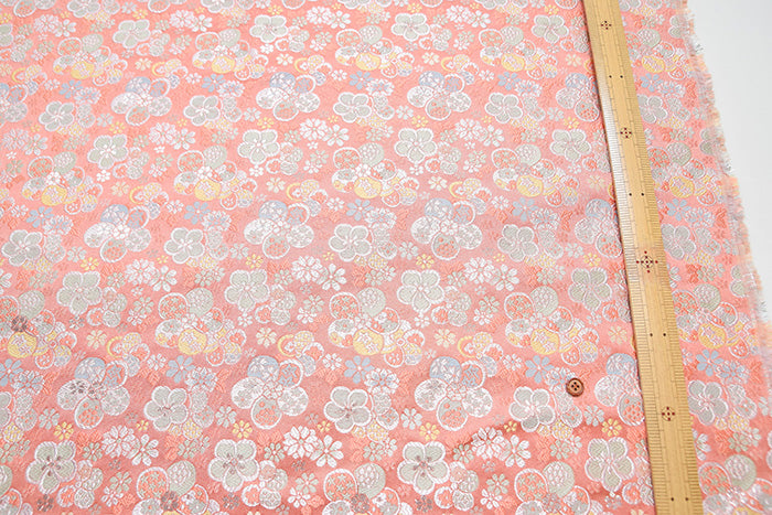 Gold Brocade - Plum Sweet Blossom - nomura tailor