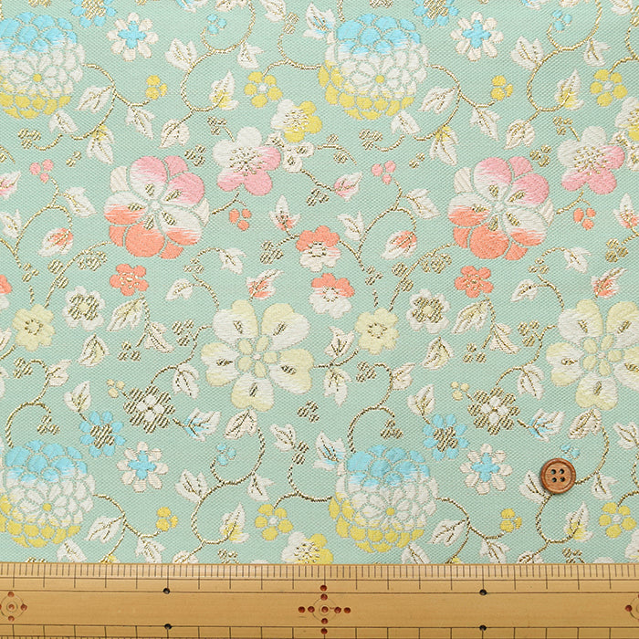 Gold Brocade (Kinran) - Spring flowers - nomura tailor